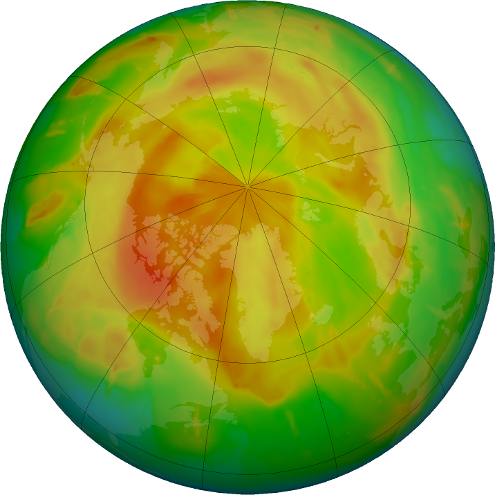 Arctic ozone map for 01 May 2011